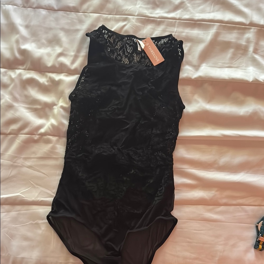 ThirdLove Black Lace Bodysuit
